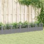 vidaXL Jardinera con clavijas PP gris claro 363,5x43,5x43,5 cm vidaXL Jardinera con clavijas PP gris claro 363,5x43,5x43,5 cm