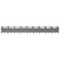 vidaXL Jardinera con clavijas PP gris claro 363,5x43,5x43,5 cm vidaXL Jardinera con clavijas PP gris claro 363,5x43,5x43,5 cm