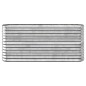 vidaXL Jardinera arriate acero recubrimiento polvo plata 152x40x68 cm vidaXL Jardinera arriate acero recubrimiento polvo plata 152x40x68 cm