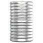 vidaXL Jardinera arriate acero recubrimiento polvo plata 152x40x68 cm vidaXL Jardinera arriate acero recubrimiento polvo plata 152x40x68 cm