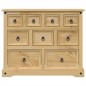 vidaXL Cómoda cajonera Corona madera maciza de pino 103x46x83 cm vidaXL Cómoda cajonera Corona madera maciza de pino 103x46x83 cm