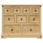 vidaXL Cómoda cajonera Corona madera maciza de pino 103x46x83 cm vidaXL Cómoda cajonera Corona madera maciza de pino 103x46x83 cm
