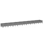 vidaXL Jardinera con clavijas PP gris claro 362,5x42,5x28,5 cm vidaXL Jardinera con clavijas PP gris claro 362,5x42,5x28,5 cm
