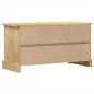 vidaXL Mueble de TV Corona madera maciza de pino 100x37x52 cm