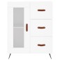 vidaXL Aparador de madera de ingeniería blanco 69,5x34x90 cm vidaXL Aparador de madera de ingeniería blanco 69,5x34x90 cm