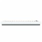 vidaXL Estructura de cama con LED madera ingeniería blanco 90x190 cm