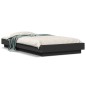 vidaXL Estructura cama con luces LED madera ingeniería negro 100x200cm vidaXL Estructura cama con luces LED madera ingeniería negro 100x200cm