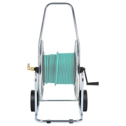 vidaXL Carrito carrete para manguera de 80 m 3/4" acero