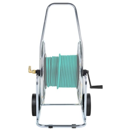 vidaXL Carrito carrete para manguera de 80 m 3/4" acero