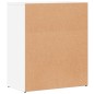 vidaXL Aparador de madera de ingeniería 2 uds blanco 60x31x70 cm vidaXL Aparador de madera de ingeniería 2 uds blanco 60x31x70 cm