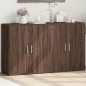 vidaXL Aparador de madera de ingeniería 2 uds marrón roble 60x31x70 cm vidaXL Aparador de madera de ingeniería 2 uds marrón roble 60x31x70 cm