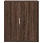 vidaXL Aparador de madera de ingeniería 2 uds marrón roble 60x31x70 cm vidaXL Aparador de madera de ingeniería 2 uds marrón roble 60x31x70 cm
