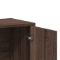 vidaXL Aparador de madera de ingeniería 2 uds marrón roble 60x31x70 cm vidaXL Aparador de madera de ingeniería 2 uds marrón roble 60x31x70 cm