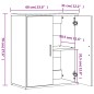vidaXL Aparador de madera de ingeniería 2 uds marrón roble 60x31x70 cm vidaXL Aparador de madera de ingeniería 2 uds marrón roble 60x31x70 cm