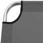 vidaXL Tumbona plegable alta para mayores aluminio gris vidaXL Tumbona plegable alta para mayores aluminio gris