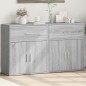 vidaXL Aparador de madera de ingeniería 2 uds gris Sonoma 60x31x70 cm vidaXL Aparador de madera de ingeniería 2 uds gris Sonoma 60x31x70 cm