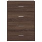 vidaXL Aparadores 2 uds madera de ingeniería marrón roble 60x31x84 cm vidaXL Aparadores 2 uds madera de ingeniería marrón roble 60x31x84 cm