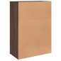 vidaXL Aparadores 2 uds madera de ingeniería marrón roble 60x31x84 cm vidaXL Aparadores 2 uds madera de ingeniería marrón roble 60x31x84 cm