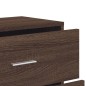 vidaXL Aparadores 2 uds madera de ingeniería marrón roble 60x31x84 cm vidaXL Aparadores 2 uds madera de ingeniería marrón roble 60x31x84 cm