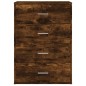 vidaXL Aparadores 2 uds madera de ingeniería roble ahumado 60x31x84 cm vidaXL Aparadores 2 uds madera de ingeniería roble ahumado 60x31x84 cm
