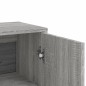 vidaXL Aparadores 2 uds madera de ingeniería gris Sonoma 60x31x84 cm vidaXL Aparadores 2 uds madera de ingeniería gris Sonoma 60x31x84 cm