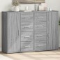 vidaXL Aparadores 2 uds madera de ingeniería gris Sonoma 60x31x84 cm vidaXL Aparadores 2 uds madera de ingeniería gris Sonoma 60x31x84 cm