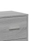 vidaXL Aparadores 2 uds madera de ingeniería gris Sonoma 60x31x84 cm vidaXL Aparadores 2 uds madera de ingeniería gris Sonoma 60x31x84 cm