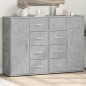 vidaXL Aparadores 2 uds madera de ingeniería gris hormigón 60x31x84 cm vidaXL Aparadores 2 uds madera de ingeniería gris hormigón 60x31x84 cm