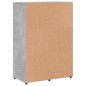 vidaXL Aparadores 2 uds madera de ingeniería gris hormigón 60x31x84 cm vidaXL Aparadores 2 uds madera de ingeniería gris hormigón 60x31x84 cm