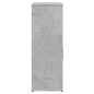 vidaXL Aparadores 2 uds madera de ingeniería gris hormigón 60x30x84 cm