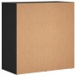 vidaXL Aparadores 2 unidades madera de ingeniería negro 79x38x80 cm vidaXL Aparadores 2 unidades madera de ingeniería negro 79x38x80 cm