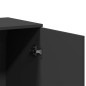 vidaXL Aparadores 2 unidades madera de ingeniería negro 79x38x80 cm vidaXL Aparadores 2 unidades madera de ingeniería negro 79x38x80 cm