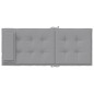 vidaXL Cojines de silla con respaldo alto 2 uds tela Oxford gris vidaXL Cojines de silla con respaldo alto 2 uds tela Oxford gris