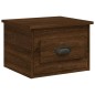 vidaXL Mesitas de noche de pared 2 uds color roble marrón 41,5x36x28cm vidaXL Mesitas de noche de pared 2 uds color roble marrón 41,5x36x28cm