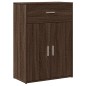 vidaXL Aparadores 2 uds madera de ingeniería marrón roble 60x30x84 cm