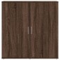 vidaXL Aparadores 2 uds madera de ingeniería marrón roble 79x38x80 cm vidaXL Aparadores 2 uds madera de ingeniería marrón roble 79x38x80 cm
