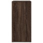 vidaXL Aparadores 2 uds madera de ingeniería marrón roble 79x38x80 cm vidaXL Aparadores 2 uds madera de ingeniería marrón roble 79x38x80 cm