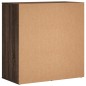 vidaXL Aparadores 2 uds madera de ingeniería marrón roble 79x38x80 cm vidaXL Aparadores 2 uds madera de ingeniería marrón roble 79x38x80 cm