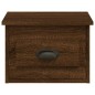 vidaXL Mesitas de noche de pared 2 uds color roble marrón 41,5x36x28cm vidaXL Mesitas de noche de pared 2 uds color roble marrón 41,5x36x28cm