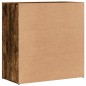 vidaXL Aparadores 2 uds madera de ingeniería roble ahumado 79x38x80 cm vidaXL Aparadores 2 uds madera de ingeniería roble ahumado 79x38x80 cm
