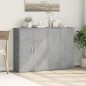 vidaXL Aparadores 2 uds madera de ingeniería gris hormigón 60x31x84 cm vidaXL Aparadores 2 uds madera de ingeniería gris hormigón 60x31x84 cm