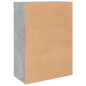 vidaXL Aparadores 2 uds madera de ingeniería gris hormigón 60x31x84 cm vidaXL Aparadores 2 uds madera de ingeniería gris hormigón 60x31x84 cm