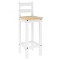 vidaXL Set de bar 5 piezas madera maciza de pino blanco vidaXL Set de bar 5 piezas madera maciza de pino blanco