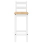 vidaXL Set de bar 5 piezas madera maciza de pino blanco vidaXL Set de bar 5 piezas madera maciza de pino blanco