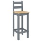 vidaXL Set de bar 5 piezas madera maciza de pino gris vidaXL Set de bar 5 piezas madera maciza de pino gris