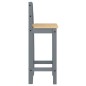 vidaXL Set de bar 5 piezas madera maciza de pino gris vidaXL Set de bar 5 piezas madera maciza de pino gris