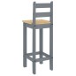 vidaXL Set de bar 5 piezas madera maciza de pino gris vidaXL Set de bar 5 piezas madera maciza de pino gris
