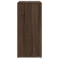 vidaXL Aparador de madera de ingeniería 2 uds marrón roble 60x31x70 cm vidaXL Aparador de madera de ingeniería 2 uds marrón roble 60x31x70 cm