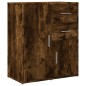 vidaXL Aparador de madera de ingeniería 2 uds roble ahumado 60x31x70cm vidaXL Aparador de madera de ingeniería 2 uds roble ahumado 60x31x70cm