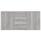 vidaXL Aparadores 3 uds madera de ingeniería gris Sonoma 60x31x84 cm vidaXL Aparadores 3 uds madera de ingeniería gris Sonoma 60x31x84 cm